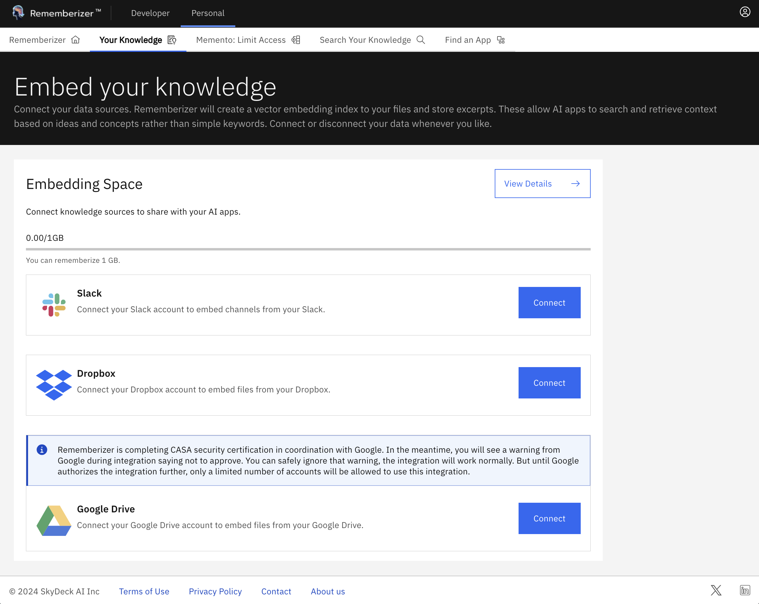 Dropbox knowledge source card