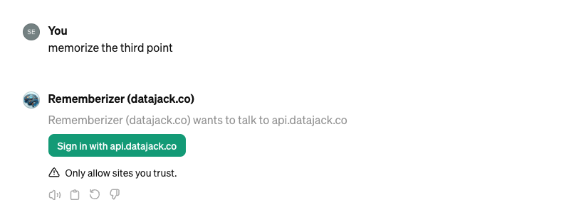 Sign In to authorize Rememberizer